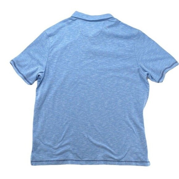 NAT NAST Shirt Size XL Light Blue Heathered  Short Sleeve Polo Shirt Casual - Picture 2 of 8